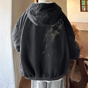 控价158牛仔棉衣男大码加绒羊羔绒牛仔棉服男棉袄 NM53382-P140图片