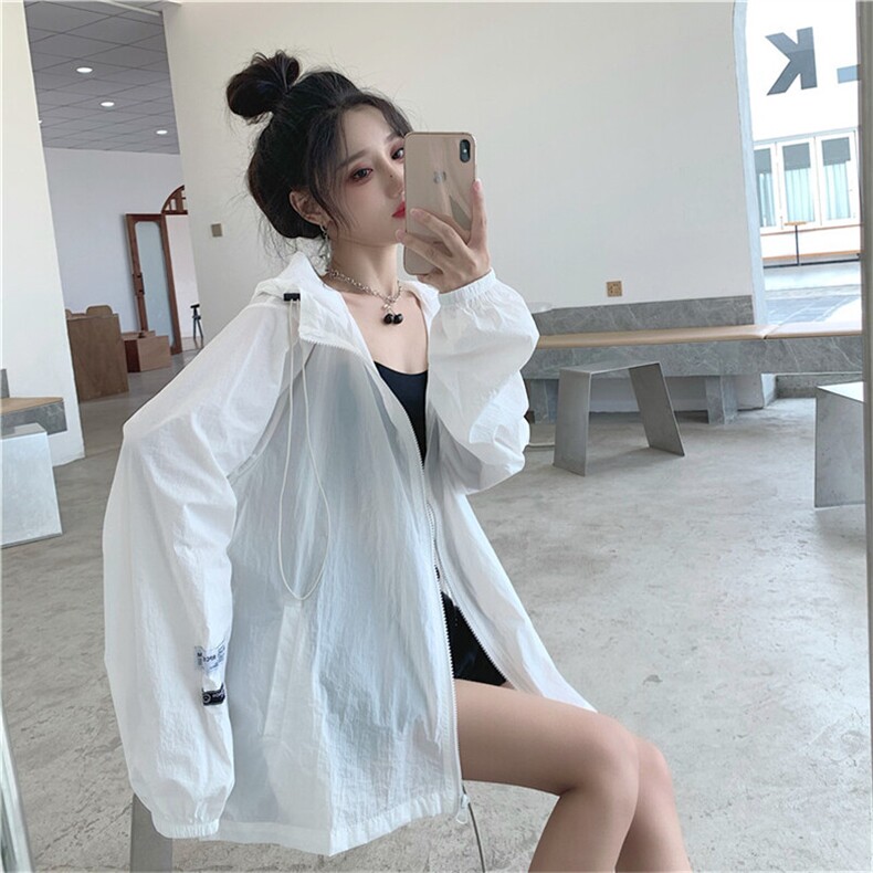 防晒衣女夏季新款宽松韩版百搭薄款外套连帽防晒服TT024-55,男装防晒衣,星座911-3
