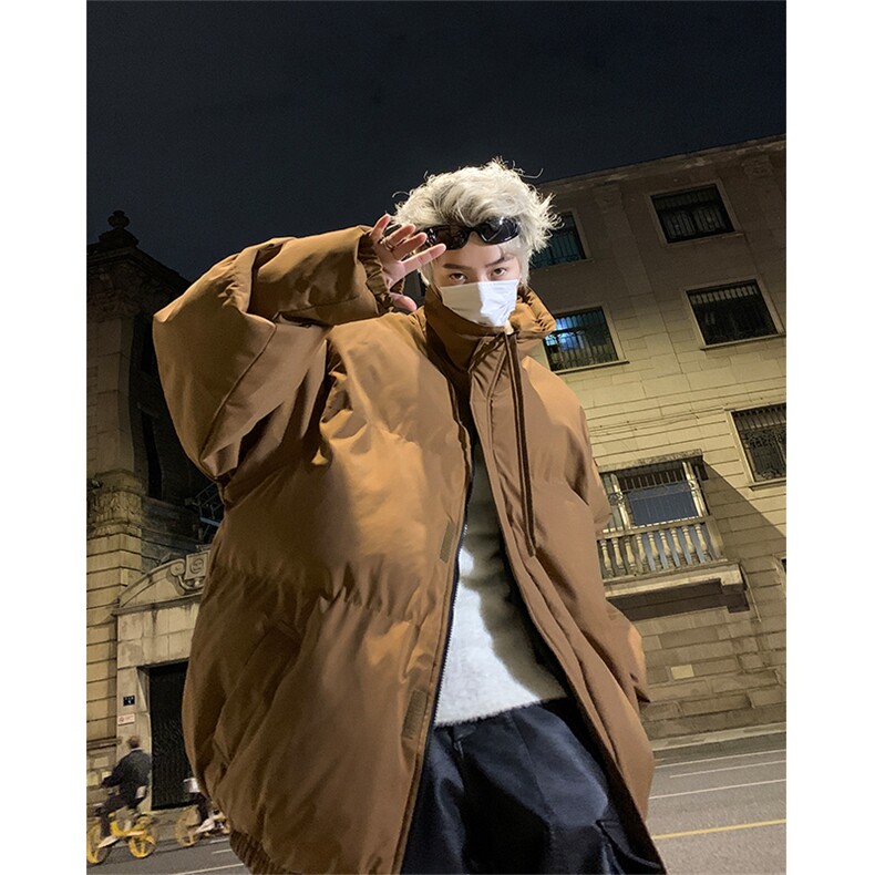 冬季港风宽松美式高街5色跑量款休闲保暖棉衣XZ811A-MF988-P90，男装棉衣，星座811A