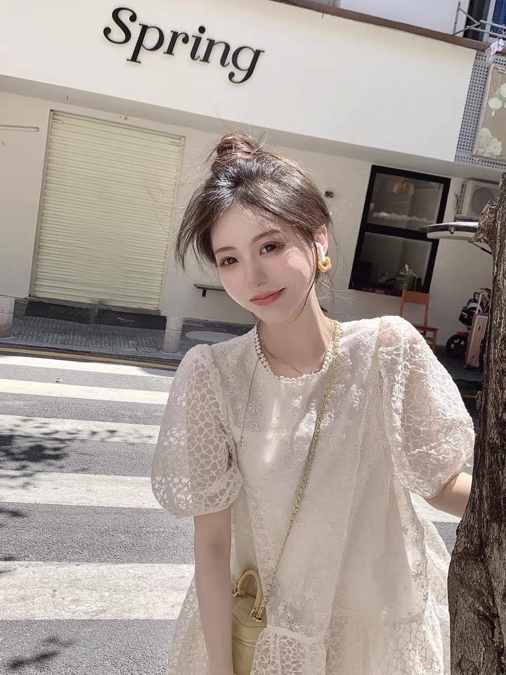 夏季新款仙女范欧根纱连衣裙,女装连衣裙,L·H·X