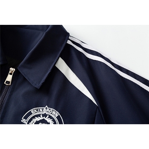1美式学院风刺绣设计大码M-5XL立体白底棒球服夹克JK78073P79控图片