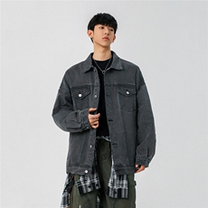 25款抖音品质牛仔夹克宽松韩版工装潮流水洗外套N999/P98148，男装夹克，星座202