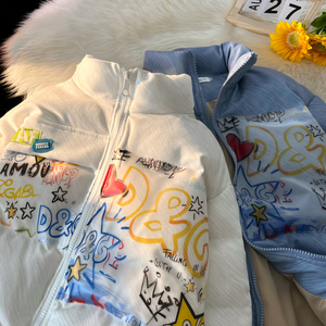 已出货！主推！平铺小清新面包服立领棉衣情侣可爱韩版M05-P120