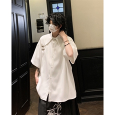 【已下大货】D130-P48控68大码新中式风重磅高品质衬衫，男装衬衫，电商D232