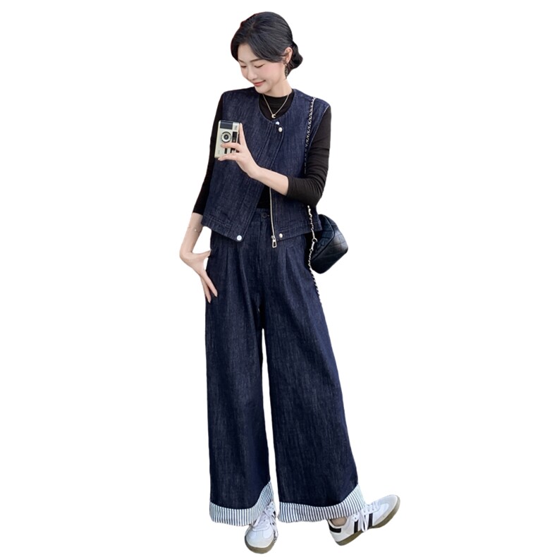 2025秋冬款牛仔套装2602-P175-K248,女装套装/套裙,2D013