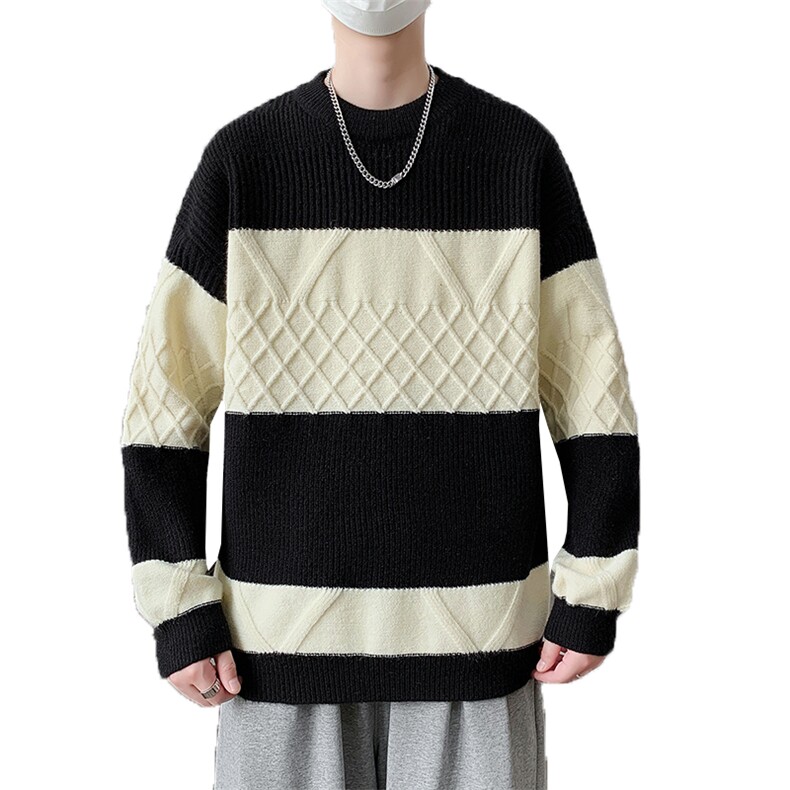 【新品】2025秋冬男士时尚休闲百搭针织毛衣潮流-M015-P45,男装针织衫/毛衣,星座1105-1