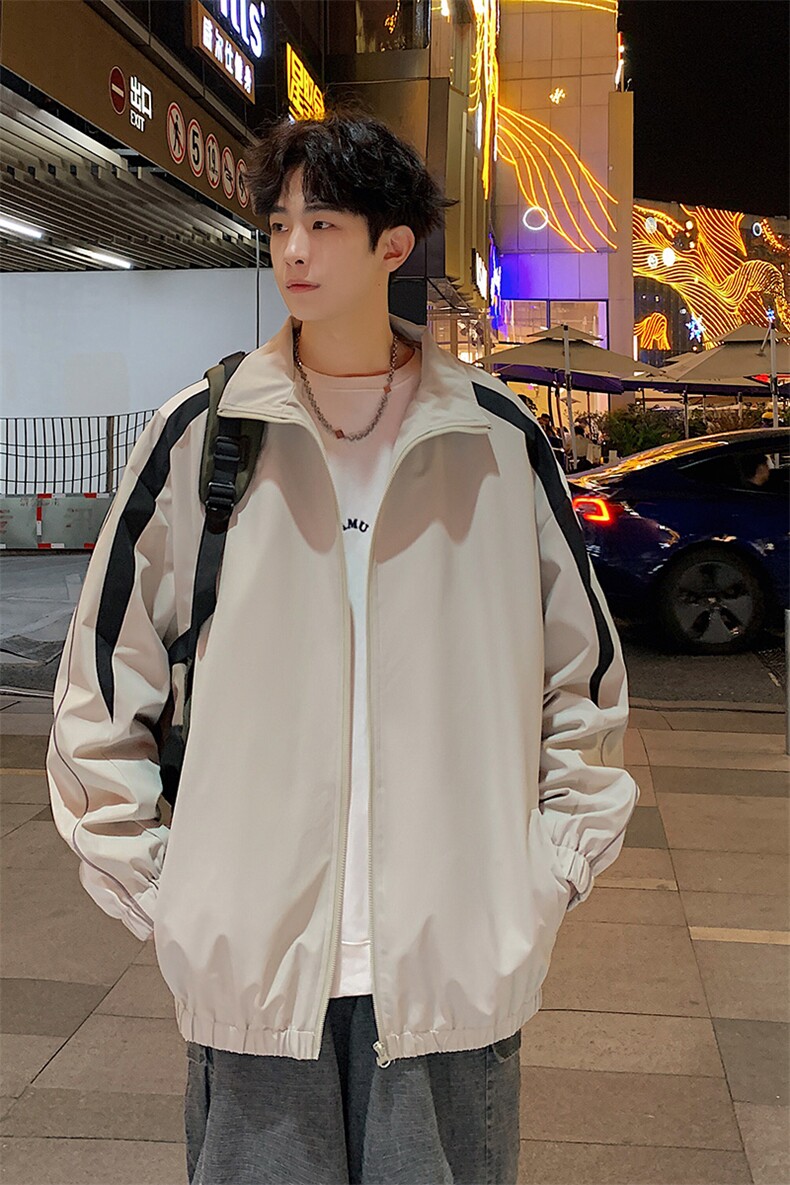 新款现货户外立领夹克男冲锋衣外套JK802-P65,男装夹克,星座1204-3
