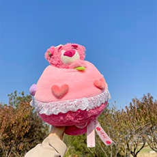 草莓熊花束