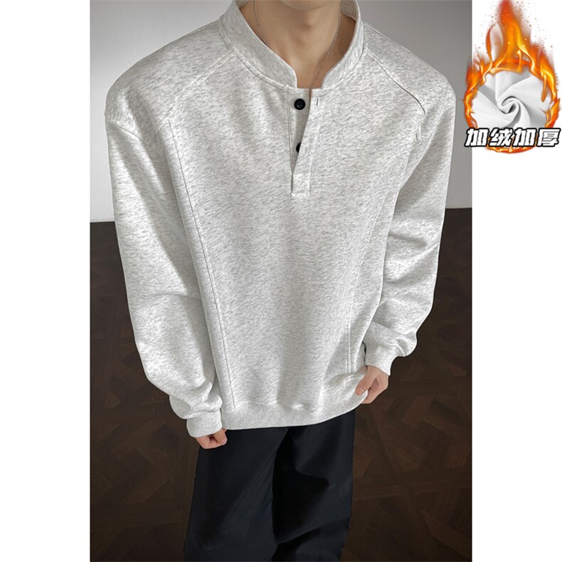 2025HW25884加绒港风内景大码立领卫衣M-5XHW251023-特P35，男装卫衣，电商A022