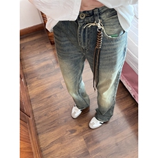 【有货】美式517弯刀牛仔裤男高街vibe微喇裤子修身K08LL-特P45，男装牛仔裤，星座1007（原301D）