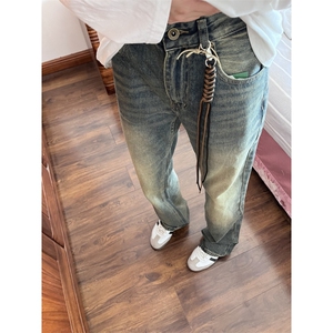 【有货】美式517弯刀牛仔裤男高街vibe微喇裤子修身K08LL-特P45图片