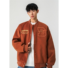春装现货贴布刺绣棒球服XZ609-WT2350-特P90-148，男装夹克，星座609