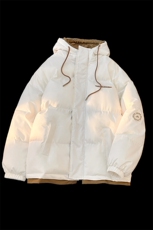 【量大有差】防水小牛津连帽冲锋棉衣棉服棉袄三防面包服1606-P80，男装棉衣，星座207