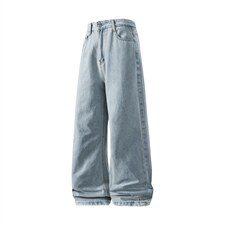 xz116-k1029-P35-图现货黑色浅蓝黄泥大码现货牛仔裤，男装牛仔裤，星座116