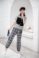 现货供应：韩版新款拼色套装M一XXL，女装职业装，拉思维加丝