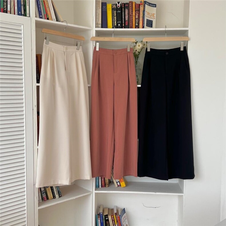 韩版高腰直筒裤，其它，DAP