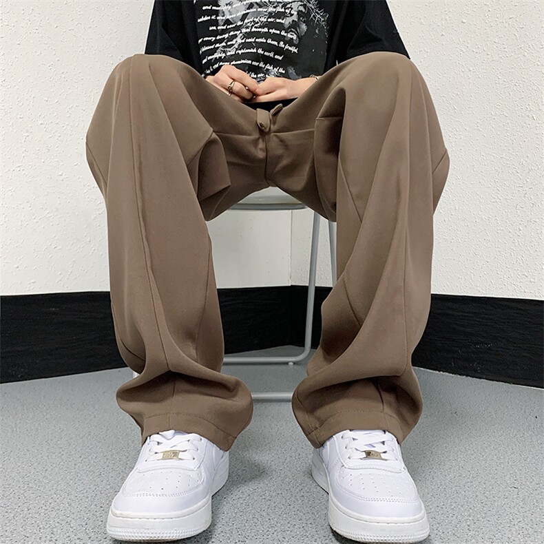 主推！冰丝裤抖音直播品质冰休闲裤西装裤长裤NK111-P55控68,男装休闲裤,星座808A-1