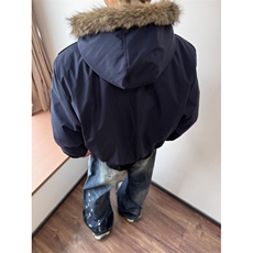 JY639-P100美式复古刺绣徽章座山雕棉衣外套男女冬季网图，男装棉衣，星座1501-3