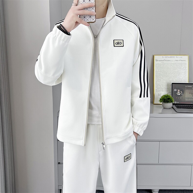 T630-P135新款男士翻领夹克两件套韩版潮流时尚拼色休闲套装,男装夹克,星座507A（原星座306B-2）