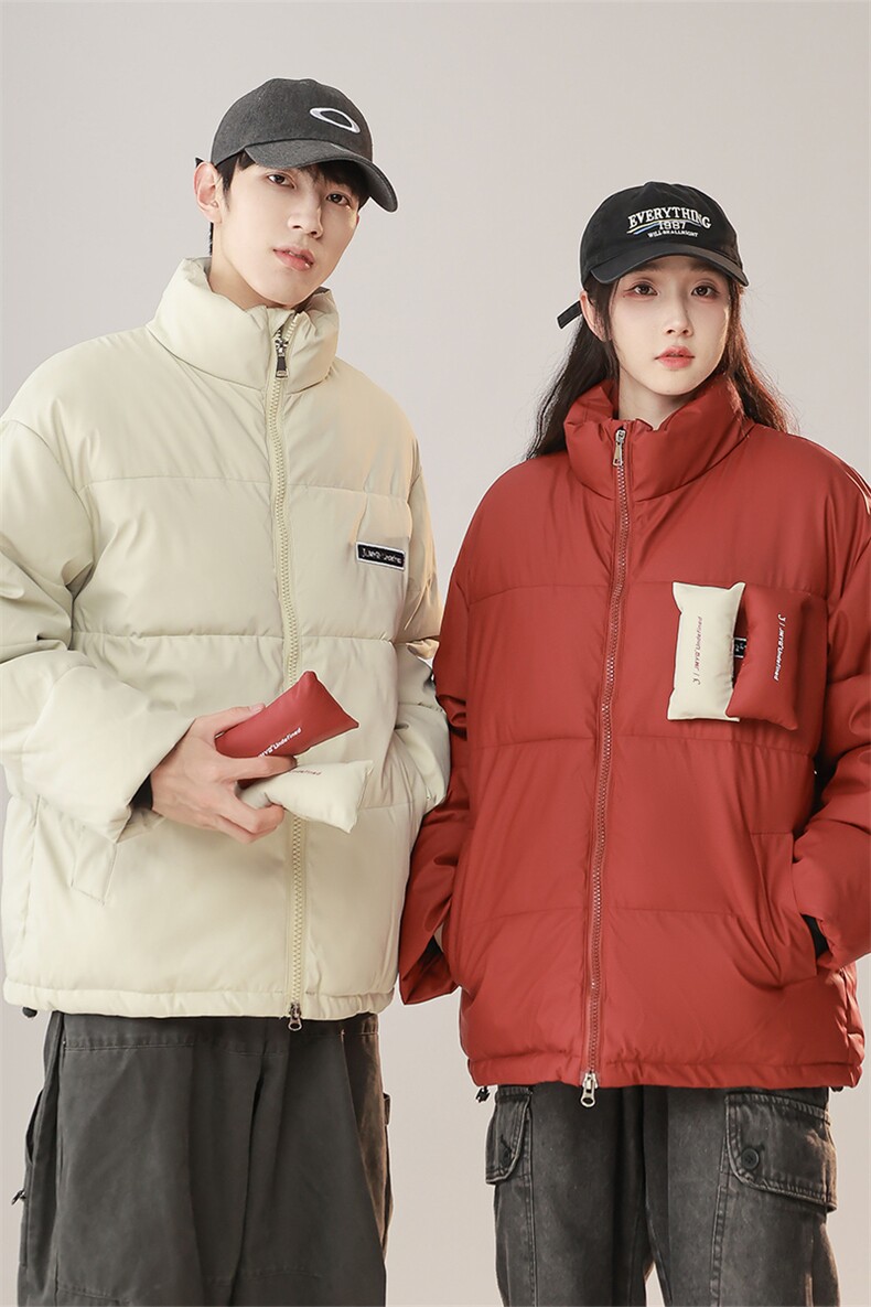 1506-1/M8603/P85美式复古PU皮棉服冬季情侣款宽松韩系棉衣外套1,男装棉衣,星座1506-1