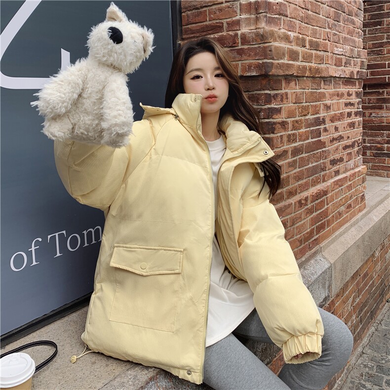 现货 遮PP 肌理感 90绒 黄色羽绒服 2C122-791-P265-K398图片