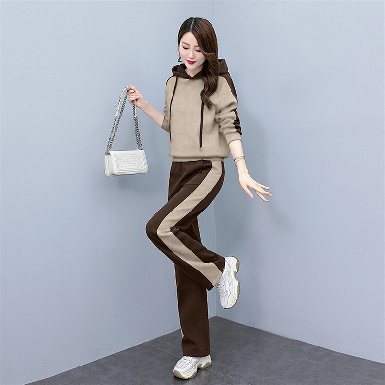 2025年春季运动套装/套裙时尚百搭显瘦气质潮流撞色,女装套装/套裙,梦依杭