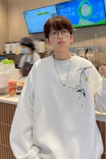 华夫格！华夫格上衣男圆领华夫格卫衣男大码长袖t恤男HW492-P30，男装卫衣，电商B371