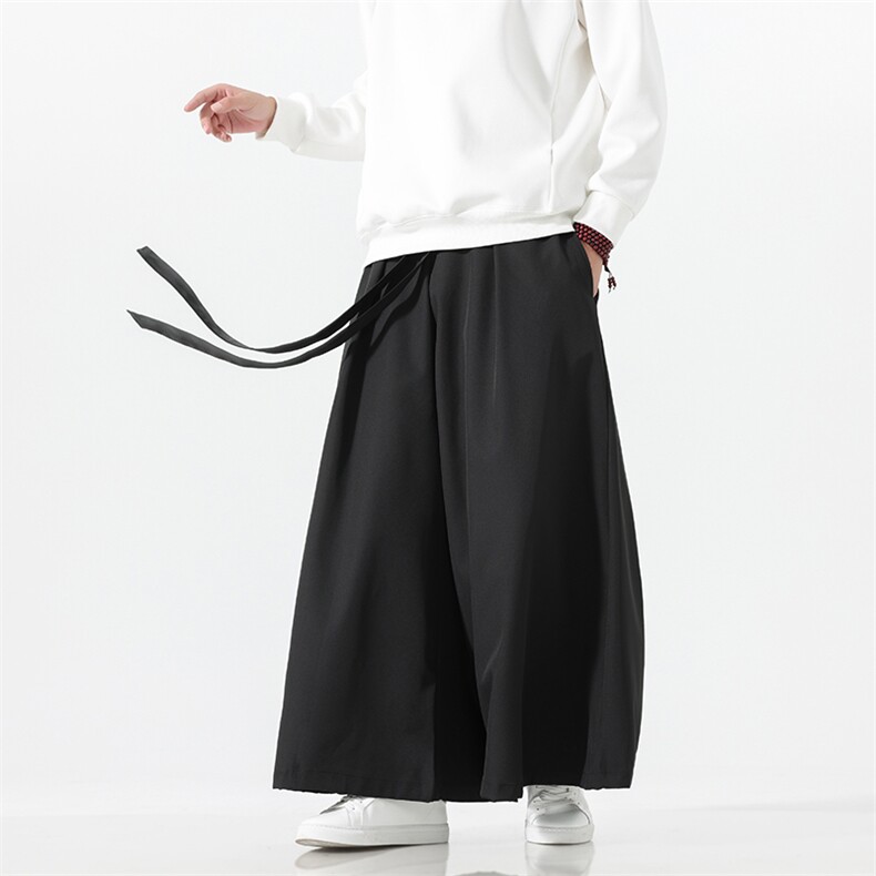 2025秋冬加厚保暖宽松大裤脚阔腿裤风K175加厚P55薄款P45,男装棉衣,电商A057B