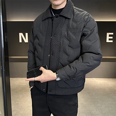 新标50绒白鸭绒冬季新款男士翻领休闲商务羽绒外套男H121，女装短外套，星座310B-3