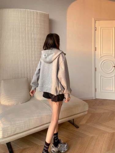 拉链设计外套，女装，G7V7