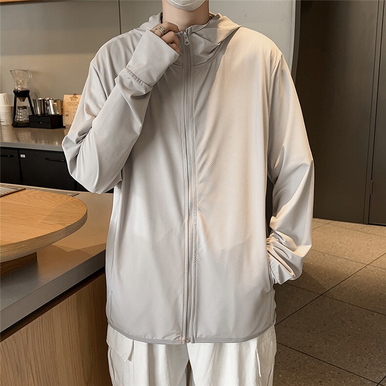 A404-P35夏季轻薄透气户外夹克防晒衣外套男款休闲宽松百搭上衣,男装夹克,星座512-6
