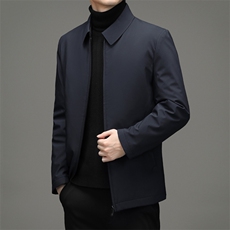 21年冬季新款商务绅士羽绒服中老年爸爸羽绒外套YYYR028891-P210，男装羽绒服，钱塘6003A(原)4033A
