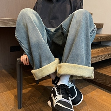 洗水蓝加绒款
