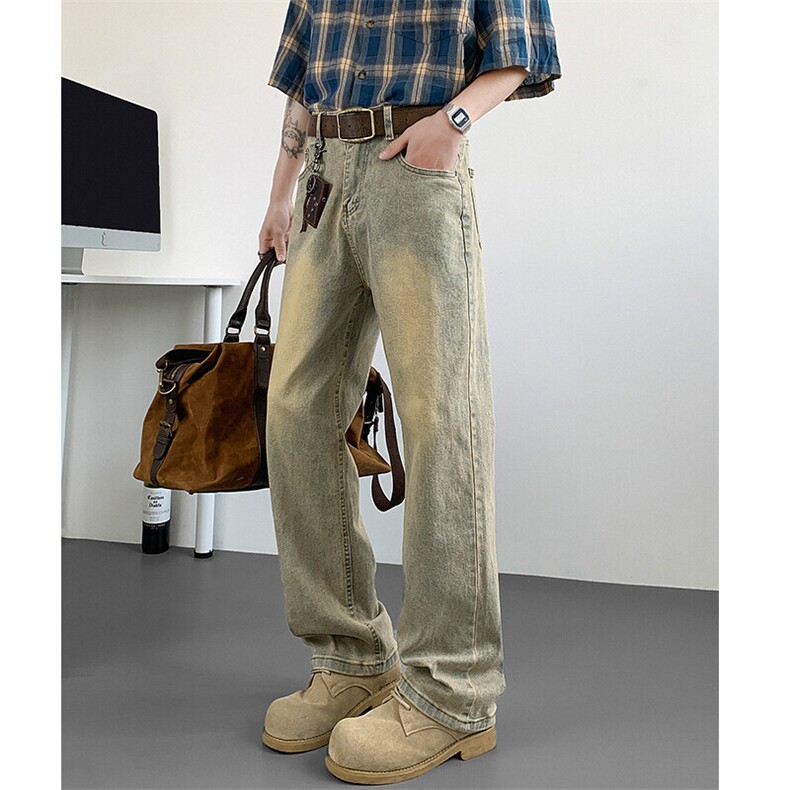 现货S-5XL高品质高弹力款直筒黄泥牛仔裤男310A-2BK503P60控88,男装牛仔裤,星座310A-2