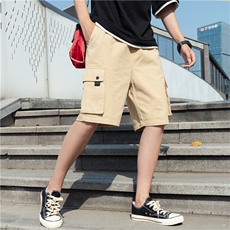 夏季裤子男韩版潮牌百搭宽松五分短裤休闲工装裤8680/，男装休闲裤，星座1506-1
