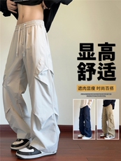 抖音品质工装冲锋裤男透气美式机能长裤A146-GY585特p25量大优，男装休闲裤，HDA146