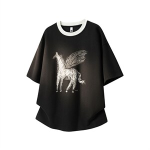 2026美式重磅冰感马年本命短袖T桖春夏DX2613特P28控59，男装T恤，电商B208