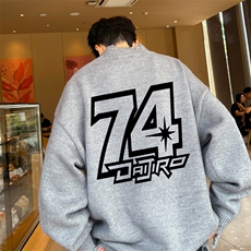 高品秋冬季破洞毛衣男复古慵懒风针织衫毛衣外套MYP3327-P65控88，男装针织衫/毛衣，电商B370