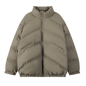 冬季clean立领棉服大码加厚PU皮短款棉衣男M2908-特P105控158图片