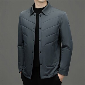 中年男新款冬季加厚棉服爸爸冬装短款棉衣外套 ZL18399-P175图片