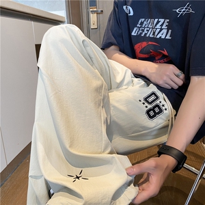 抖音品质夏季新款褶皱设计速干宽松休闲裤B315-K25564-特p35控68图片