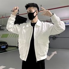 薄款修身外套男2025新款秋季个性痞帅提花春秋款潮牌男装学生，女装短外套，星座218-1（原230）
