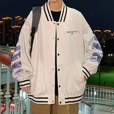 主推！2023春季新款男士潮牌棒球服休闲宽松夹克外套JK509P68，男装夹克，电商B220
