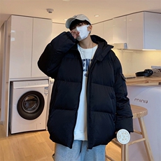 M662P80港风外景棉衣外套纯色百搭加大码情侣装学生棉服冬装，男装棉衣，电商A026-1