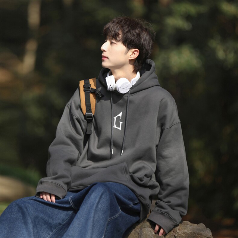 cityboy！高品质 抖音直播重磅连帽卫衣男XLM388-P55图片