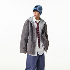 冬季皮毛一体水貂毛外套男加厚毛绒高级感棉衣棉服毛毛上衣MY816，男装棉衣，星座903-1