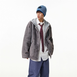 冬季皮毛一体水貂毛外套男加厚毛绒高级感棉衣棉服毛毛上衣MY816图片
