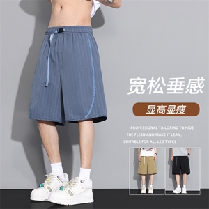 夏季工装短裤男ins潮牌休闲百搭潮流痞帅五分裤D02519-P40图片