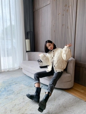 冬季羽绒服小香风，女装羽绒服，得到THETHAT