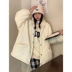 羊羔毛外套女加绒棉衣女款2025新款秋冬季韩系设计感小众棉服，男装棉衣，星座506A